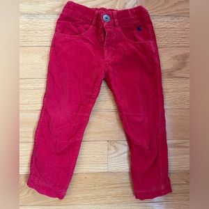 Joules Red Corduroy Pants